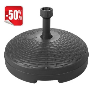 Podstavek za senčnik PLASTIK temno rjav