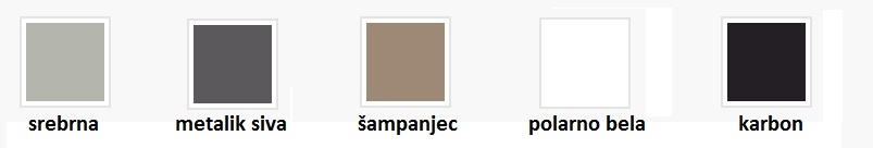 Stol Lugano barve ogrodja